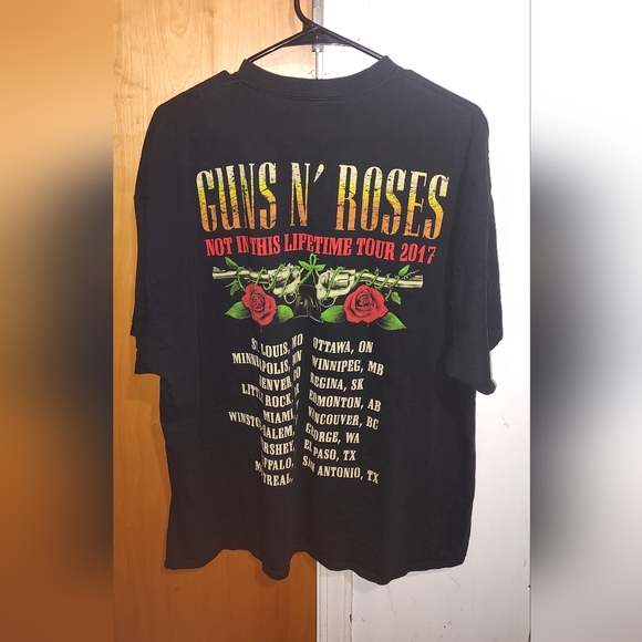 Guns N Roses Authentic Tour Tee 2017 2XL Rare - Picture 5 of 7